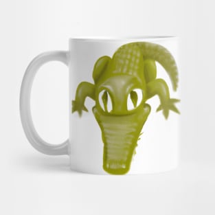 Cute Crocodile Drawing Mug